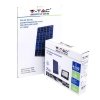 Projektor LED solarny V-TAC 50W czarny IP65 pilot timer VT-300W 6000K 4200lm